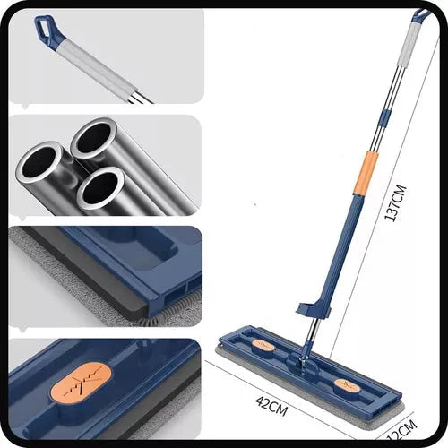 Fregona Plana Con Giro Automatico